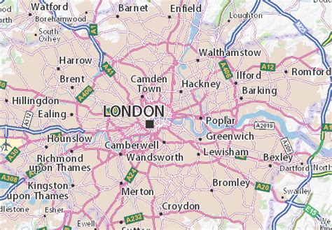 viamichelin london|MICHELIN City of London map .